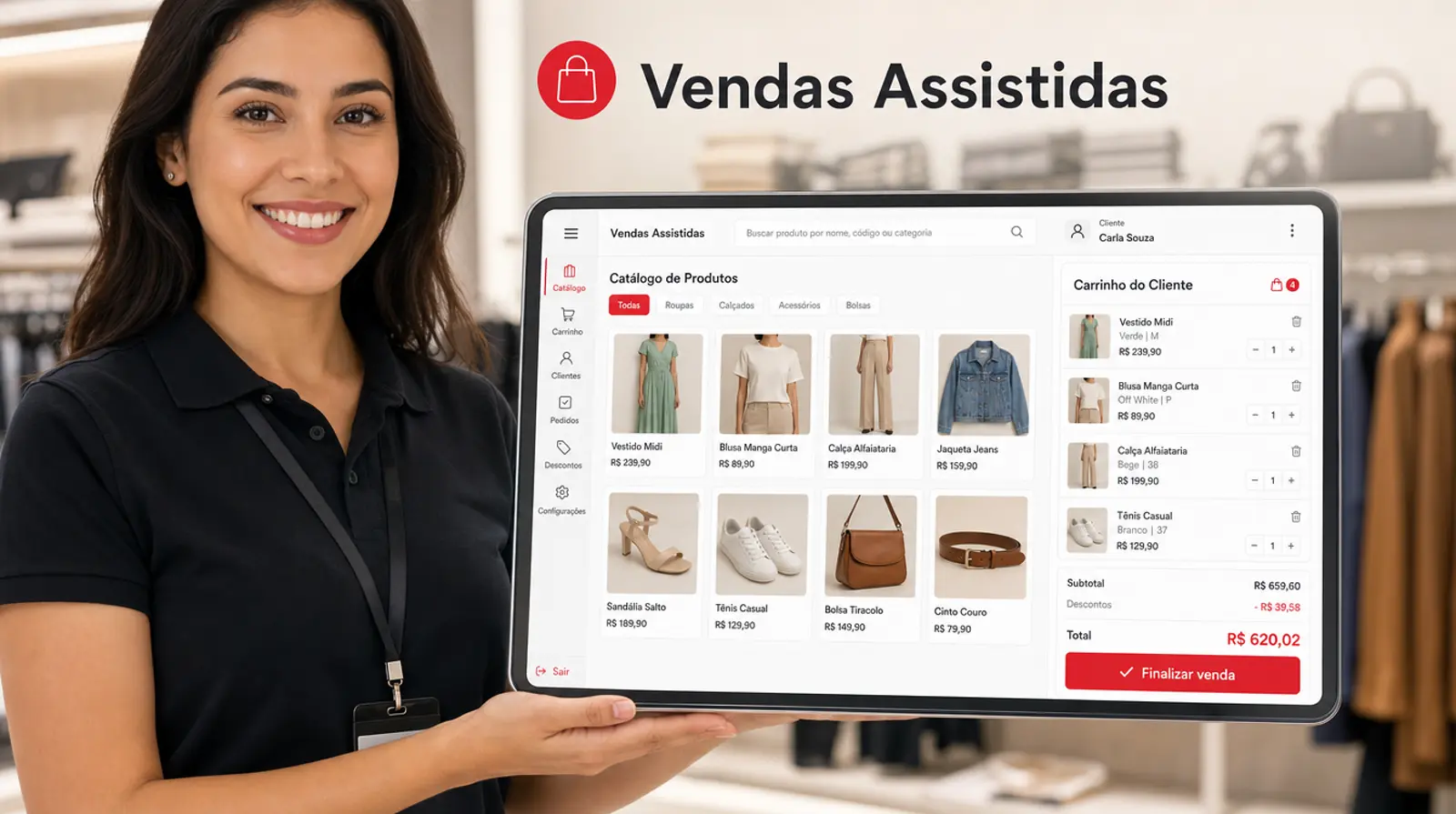 Tela do Vendas Assistidas